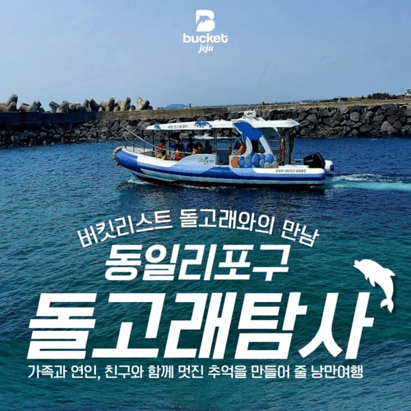 [제주 서귀포] 동일리돌고래탐사