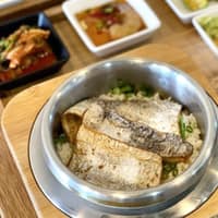 담백 애월점 로고